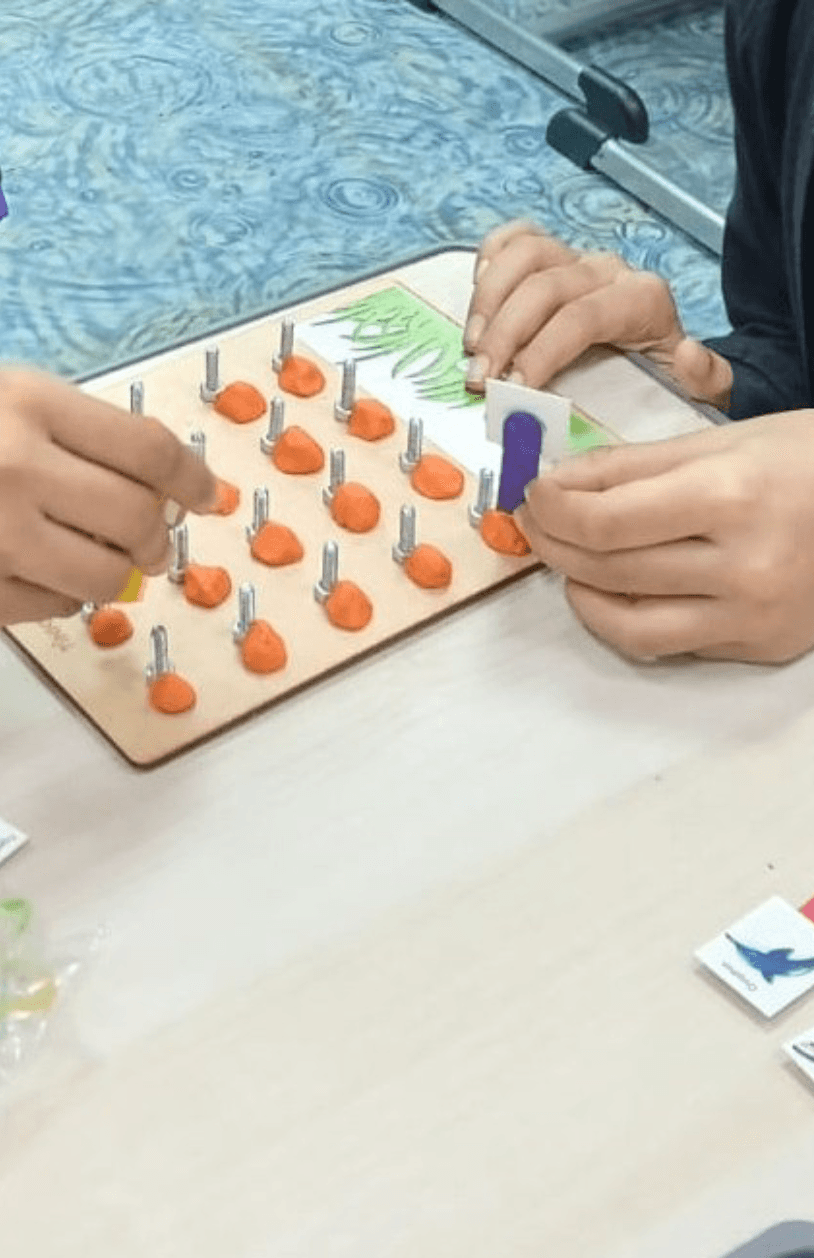 Learners participating in an activity